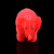 Children's elephant shape shining elastic ball vent ball