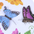 PVC stereoscopic embellish art butterfly and flower sticker