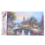Self-adhesive stereoscopic wall paper oil painting scenery
