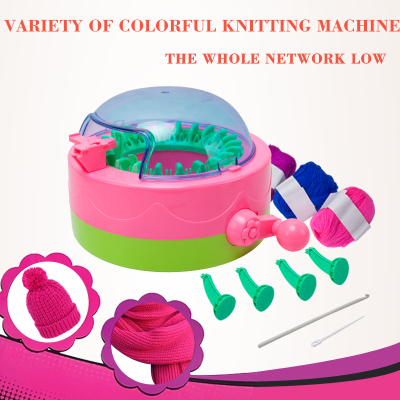 Children weave wool knitting machine  educational toys
