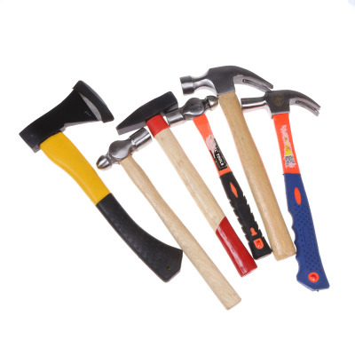 ball hammer nail hammer fitter's hammer axe stonecutter's chisel		