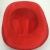 Red merry christmas cowboy hat cap