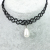Harajuku punk style pearl pendant necklace girls' short necklace