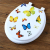 Butterfly printing series toilet lid A-092