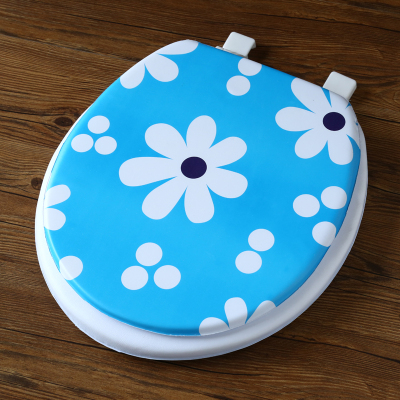 Flowers printing series toilet lid A-093
