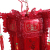 Bright red lanterns Outward turning LED Spring Festival lantern