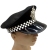 Black police hat