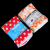 Colorful stripe and dot printing cleaning rag