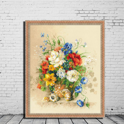 China factory sale mosaic flower picture  diy full diamond painting