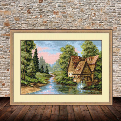 China factory sale mosaic house picture diy full diamond painting