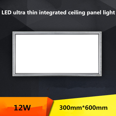 LED ultra thin integrated ceiling panel light 300*600mm-12W(For the Middle East and Southeast Asia )