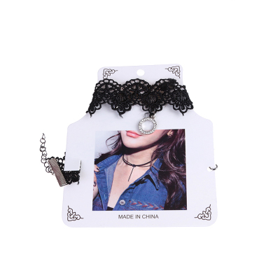 Black lace simple collarbone necklaces women's fashion necklaces