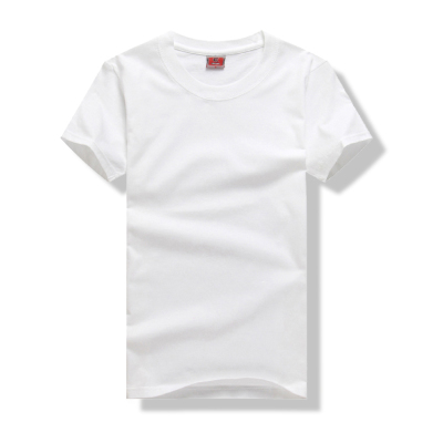 Cotton round collar pure color T-shirt guanggu shan wholesale Can be printed as required