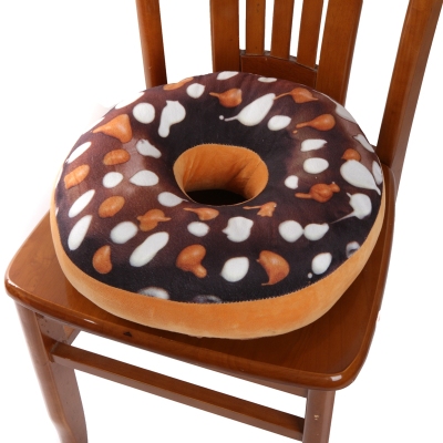 Crystal velvet doughnut shape cushion dining chair cushion siesta cushion