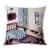 Matte velvet oil painting fashion throw pillow home furnishing throw pillow