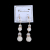 Women's fashion pearl earrings