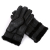 Men's fur and leather full-finger gloves