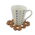  Ceramic Mug for 280ml with full printing decal