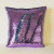 Double - sided sequin pillowcases sofa cushions embroidered film cushions color Pillow sets