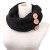 Women 's scarves warm winter buttons wool knit thick collar around the collar lap collar