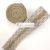 Christmas products 5 cm linen roll cotton and jute lace wedding accessories 