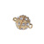 Magnetic buckle top grade rhinestone gold plating buckle DIY ornaments accessory