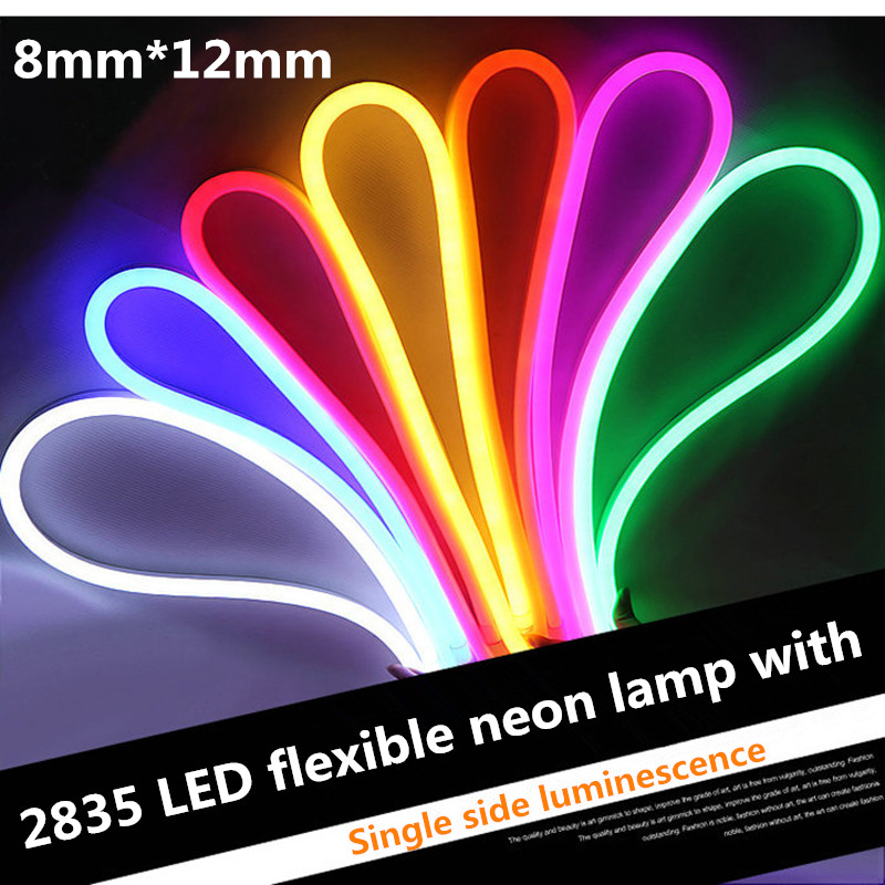 KELANG LED flexible neon lamp with outdoor neon lighting lamp waterproof LED strip night project 8mm*12mm-110V/220V