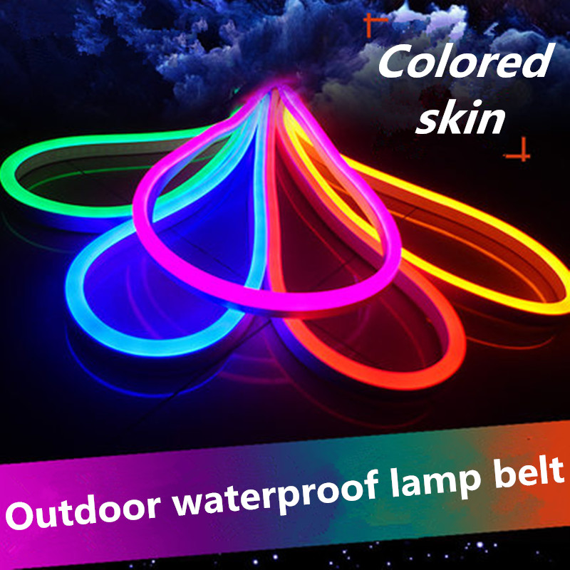 KELANG LED flexible neon lamp with outdoor neon lighting lamp waterproof LED strip night project 8mm*12mm-110V/220V