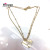 Fashion color preserving collarbone short chain necklace women adorn article