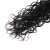 Brazilian natural French curly Virgin H black uman Hair