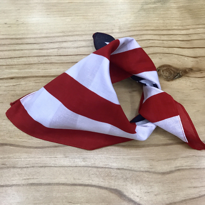 Cotton American flag headscarf bandana 55 cm