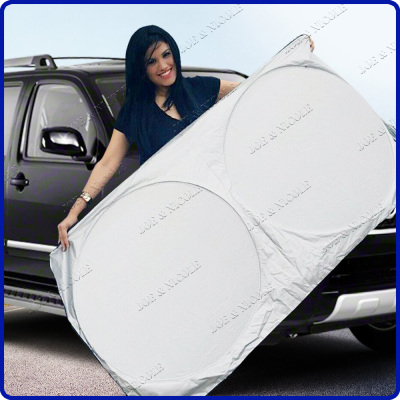 car sunshade for front windows with nylon circle shape,nylon car sunshield