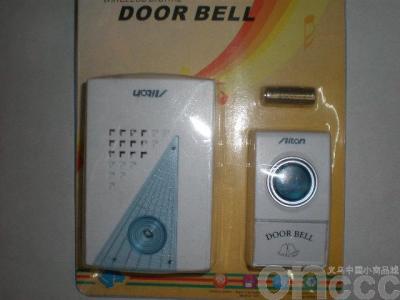 Plastic remote doorbell