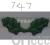 Jewelry Accessories 747 satin leaves