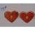 Jewelry Accessories 719 AB cloth small heart.