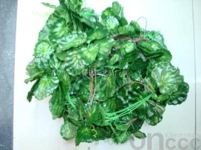 Simulation simulation of green leaves of begonia leaf cane leaves simulation simulation fake tree branches simulation grape leaf cane rattan simulation simulation of artificial flowers