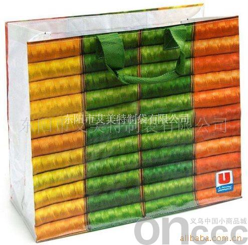 条纹图案编织袋