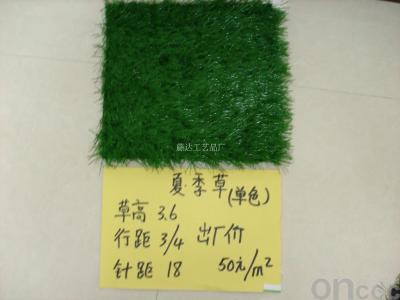 Simulation of artificial turf