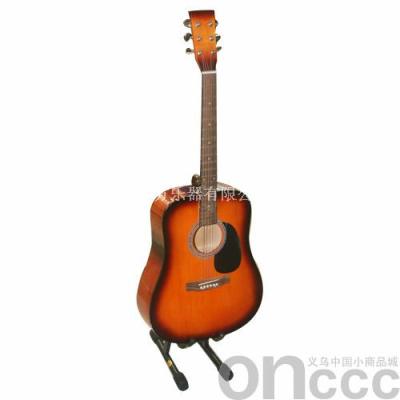 41-inch Basswood folk guitar. 4 colors optional. Mixed color packaging