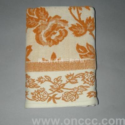 Orange Blossom bath towel