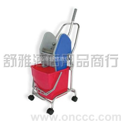 Pressurizing-down Style Single-Barrel Laundry Cart