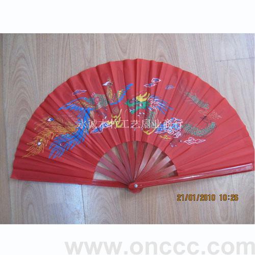 dragon and phoenix figure dance fan kung fu fan manufacturer fan wholesale