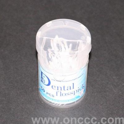 White Packaging Plastic Dental Floss