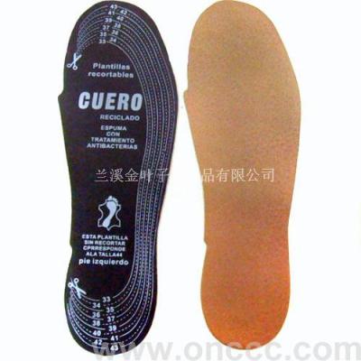 Latex orange insoles