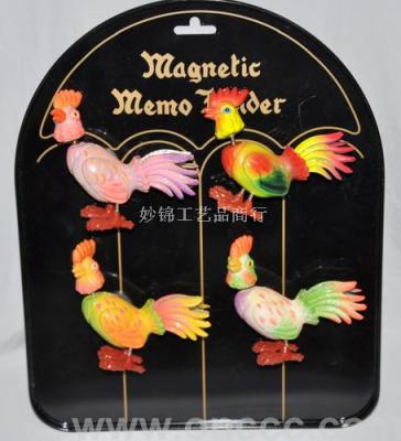 Roosters fridge magnet