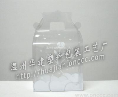 PVC plastic box, portable plastic box, plastic PVC color box.
