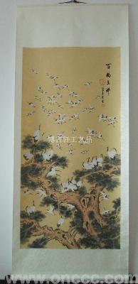 Decorative Crafts Daily Necessities Three-Foot Xuan Paper Baihe Chengxiang Painting
