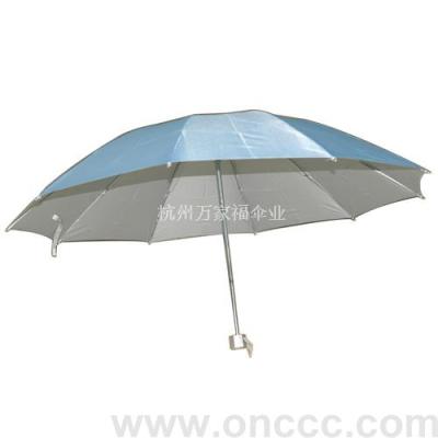 New blue silver umbrella with 10 open