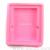 Manufacturers supply cosmetic plastic packaging blister tray large favorably pink PE plastic boxes