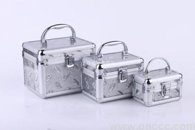 Acrylic set of three jewelry boxes